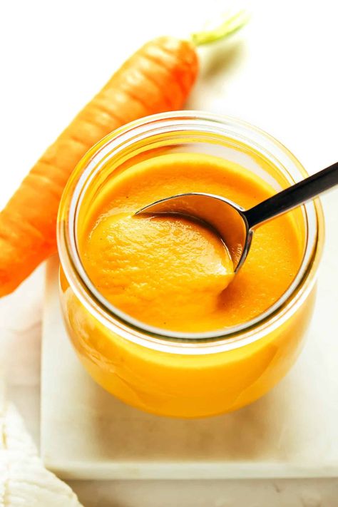 This Japanese-inspired carrot ginger dressing recipe is easy to make with an irresistible combination of sweet and savory flavors. Ginger Dressing Recipe, Carrot Dressing, Carrot Ginger Dressing, Ginger Dressing, Gimme Some Oven, Carrot And Ginger, Ginger And Honey, Sweet And Savory, Japanese Restaurant