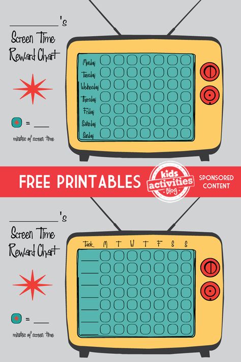 Free Printable Screen Time Reward Charts brought to you by #LifeOnFiOS Screen Time Reward Chart, Screen Time Chart, Limit Screen Time, Giraffe Coloring Pages, Screen Time Rules, Printable Reward Charts, Incentive Chart, Behavior Rewards, Reward Charts