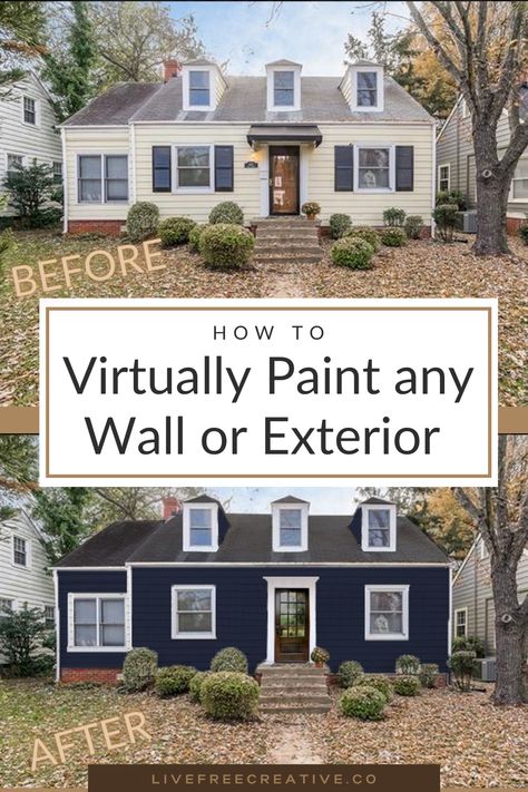 Paint The Outside Of My House, Siding And Painted Brick Exterior, Changing Exterior Of House, Curb Appeal Paint Colors Exterior, How To Choose Exterior House Colors, Painted Brick Colors For House Exterior, How To Pick Exterior House Colors, House With Shutters Paint Colors, Outdoor House Paint Colors With Brick