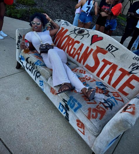 I went to Morgan boo 💙🧡, home of the Bears 🐻✨ #msu #morgan #state #university #homecoming #157 Morgan State University, Alabama State University, College Lifestyle, Relationship Pics, Alabama State, Alpha Kappa Alpha, Baltimore Md, State University, Camera Roll