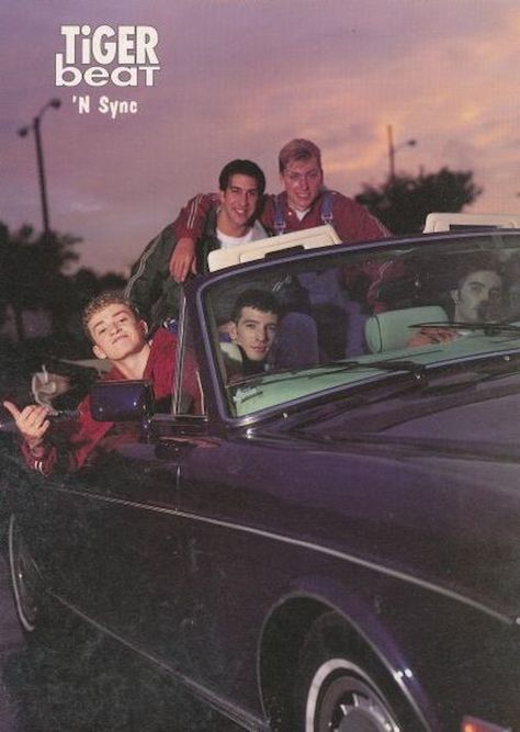 25 Boy Band Photo Shoots That Went Horribly Wrong | The time there were no chaperones and Lance and Joey could have totally been killed. Tigerbeat Magazine, 2000s Posters, 90s Boy Bands, Joey Fatone, Boyz Ii Men, People Screaming, Tiger Beat, Teen Magazine, Band Photos