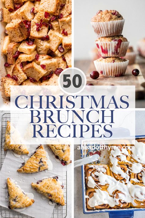 50 Best Christmas Breakfast and Brunch Recipes - Ahead of Thyme Best Christmas Breakfast, Holiday Brunch Recipes, Christmas Brunch Recipes, Cinnamon Roll Bread, Holiday Ham, Julie Blanner, Christmas Morning Breakfast, Breakfast And Brunch, Holiday Brunch