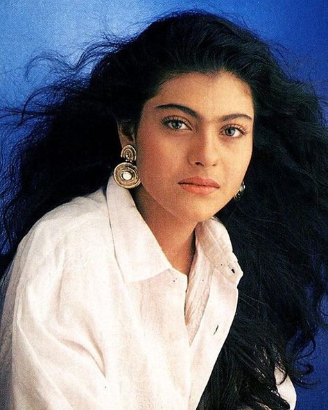 #kajol Vintage Indian Fashion, Kajol Devgan, Vintage Bollywood Aesthetic, Bollywood Retro, Bollywood Posters, Retro Bollywood, Hindi Actress, 90s Looks, Vintage Bollywood