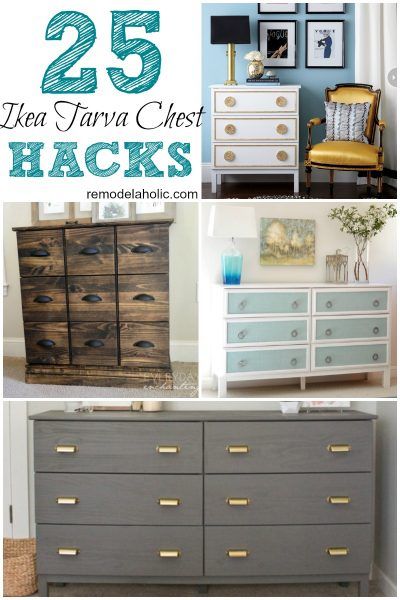 12 Ikea Bekvam Step Stool Hacks Tarva Dresser Hack Night Stands, Tarva Dresser Makeover, Ikea Tarva Dresser Hack, Tarva Dresser Hack, Ikea Upgrades, Smart Houses, Tarva Dresser, Ikea Chest Of Drawers, Ikea Tarva Dresser