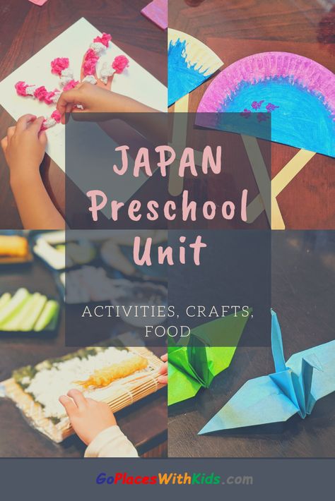 Japanese Preschool Activities, Japanese Activities For Preschool, Japanese Activities For Kids, Japan Crafts For Kids, Japan Activities For Kids, Japan Presentation, Around The World Crafts For Kids, Preschool Travel, Japan For Kids