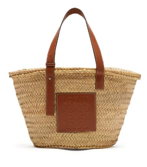 The One Bag French Girls Will Never Buy | Who What Wear UK French Basket, Straw Basket, Raffia Bag, Woven Raffia, Straw Bags, Rosie Huntington Whiteley, Woven Basket, Trending Handbag, Katie Holmes