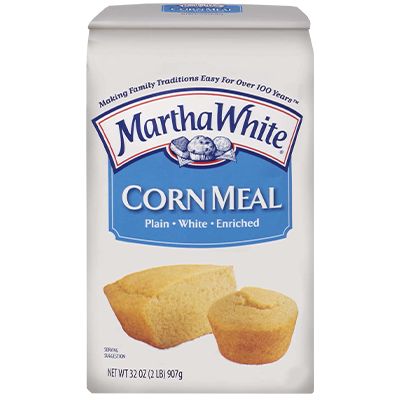 White Bolted Cornmeal - Martha White - Martha White White Cornbread, Yellow Cornbread, White Corn Meal, Martha White, Dressing Recipes Cornbread, Corn Meal, Cornbread Mix, Yellow Corn, White Corn