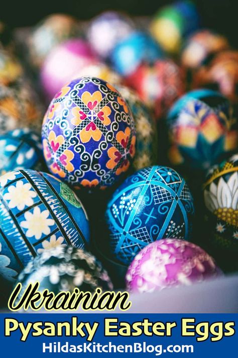 Learn how to make Ukrainian Easter eggs aka Pysanka | Pysanky. These intricately decorated eggs are a true work of art, but it will require some practice to make these beauties! Assyrian Recipes, Nature Symbols, Decorated Eggs, Ukrainian Easter, Pysanky Eggs, Egg Dye, Ukrainian Easter Eggs, Wax Resist, Jesus Is Coming