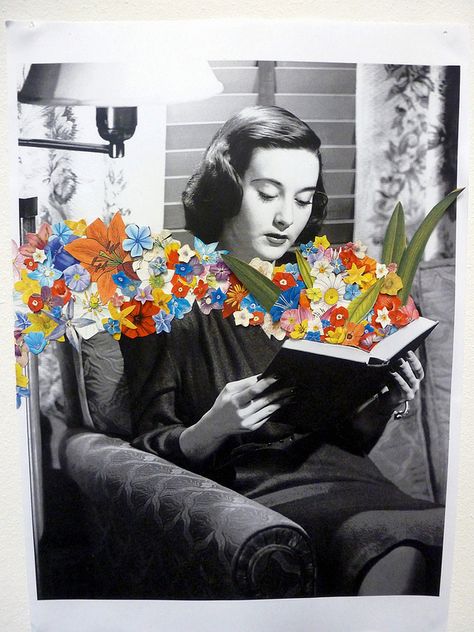 poetry friday roundup is here! Arte Pin Up, Montage Photo, Arte Inspo, Reading A Book, Woman Reading, Pics Art, Art Journals, Mixed Media Collage, Medium Art