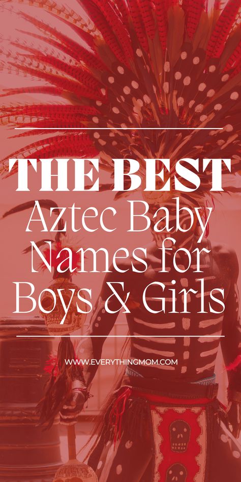 Uncover the charm of 50 unique Aztec baby names that are rich in history and meaning! This curated list offers a blend of names for boys and girls, each reflecting the vibrant culture of the Aztec civilization. These names are perfect for parents seeking something distinctive and meaningful. Delve into their fascinating origins and discover how each name carries a story. Don’t miss the chance to choose a name that honors your heritage and adds a touch of uniqueness to your baby's identity! Nahuatl Names, Mexican Names For Boys, Mexican Boy Names, Mexican Baby Names, Mexican Names, Aztec Names, Strong Baby Names, Meaningful Baby Names