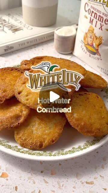 Cornmeal Cornbread, Recipes Biscuits, Cornbread Pancakes, Water Cornbread, Fried Cornbread, Hot Water Cornbread, Regional Recipes, Cornbread Salad, Corn Meal