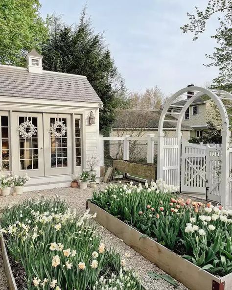 25 Summer House Ideas for Creating a Backyard Oasis She Shed Plans, A Small House, Garden Wallpaper, Farmhouse Garden, Garden Greenhouse, Greenhouse Gardening, Veggie Garden, Garden Cottage, Backyard Oasis