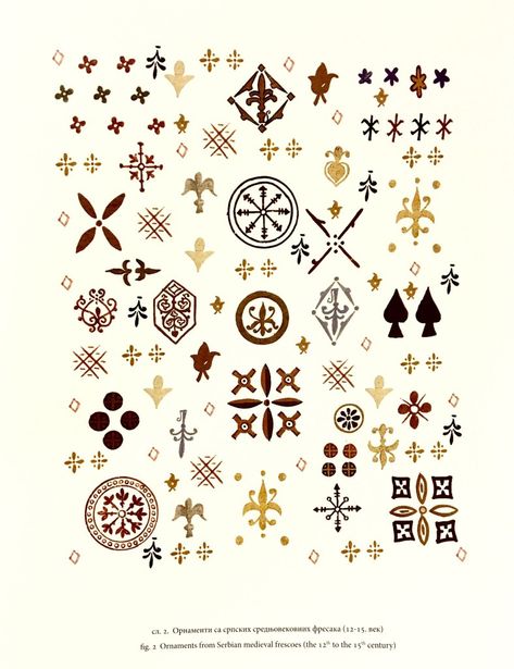 Byzantine Pattern Design, Serbian Pattern Ornaments, Medieval Pattern Art, Byzantine Ornament Pattern, Medieval Ornament Pattern, Byzantine Tattoo, Serbian Ornament, Serbian Tattoo Ideas, Serbian Pattern