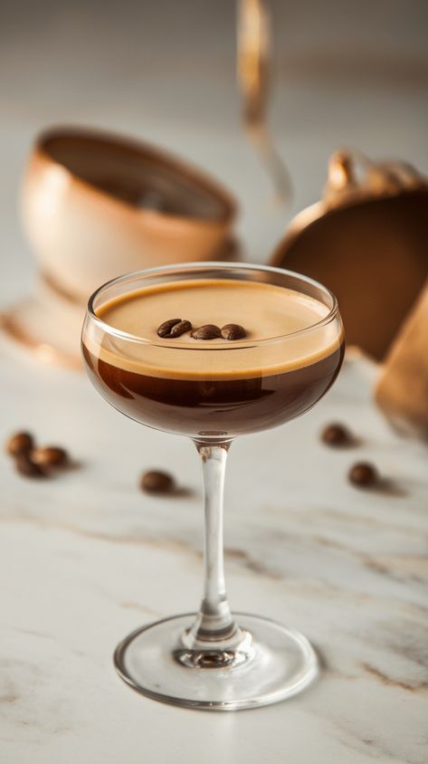 Irresistibly Sweet Espresso Martini Recipe - Food Blasts Sweet Espresso Martini, Bisquick Banana Muffins, Eggnog Pancakes Recipe, Martini Recipes Classic, Apple Strudel Muffins, Brown Sugar Espresso, Espresso Martini Aesthetic, Jordan Marsh Blueberry Muffins, Martini Aesthetic