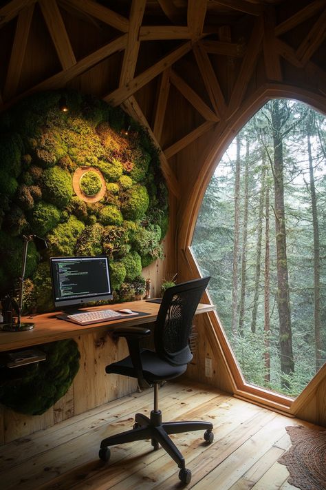 Biophilic Yurt Workspace. Mossy living wall, bamboo desk, view of coniferous forest.

Escape the ho-hum of city living with our 52 tips for creating your dream yurt studio, nature-inspired and replete with tranquil charms. Yurts can offer much more than a mere change of scenery; they can be your haven of inspired creativity, your perfect work-from-home scenario, or even your stress-free sanctuary…

Read more: https://tastyinteriors.com/generated-post-52-nature-inspired-yurt-studio-tips/ Yurt Studio, Tiny House Porch, Dream Scenario, Bamboo Desk, Coniferous Forest, Theme Nature, House With Porch, Design Guide, Living Wall