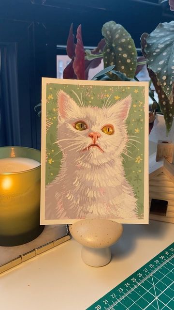 Amina Akhmadeeva on Instagram: "silly painting of my friends cat ! #art #gouache #painting" Cat Gouache, Art Gouache Painting, Art Gouache, Poetry Art, Creative People, Gouache Painting, Cat Art, Love Art, Feline