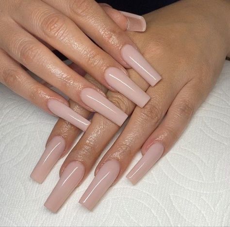 Acrylic Nails Nude, Nagellack Trends, Simple Acrylic Nails, Long Acrylic Nails Coffin, Long Square Acrylic Nails, Pink Acrylic Nails, Girls Nails, Square Acrylic Nails, Nails Toes