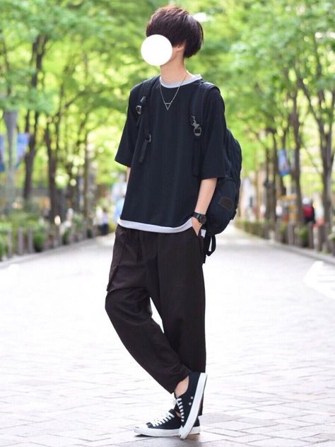 Ulzzang Fashion Men, Japanese Outfits Street Style, Japanese Outfits Casual, Casual Korean Fashion, Japanese Mens Fashion, Men Stylish Dress, Guys Clothing Styles, Korean Fashion Trends, Cool Outfits For Men