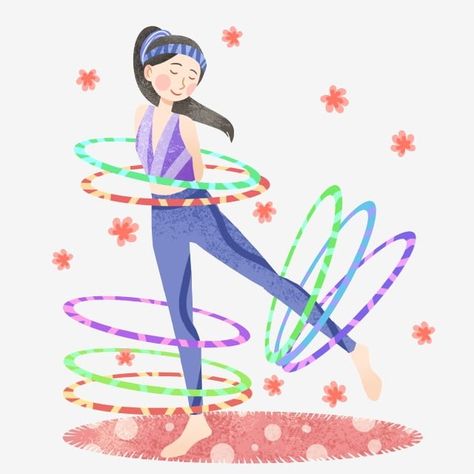 colored hula hoop,cartoon illustration,fitness illustration,sports illustration,physical fitness,exercise,pink stars,exercise clipart,fitness clipart Exercise Clipart, Fitness Clipart, Fitness Illustration, Yoga Background, Fitness Backgrounds, Sports Illustration, Sport Illustration, Hula Hoop, Pink Stars