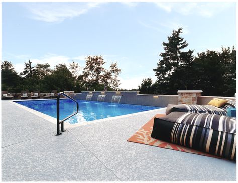 SUNDEK Classic Texture Pool Deck Kool Deck, Painted Pool, Pool Deck Resurfacing, Deck Resurfacing, Deck Cost, Deck Repair, Concrete Resurfacing, Deck Pictures, Residential Pool