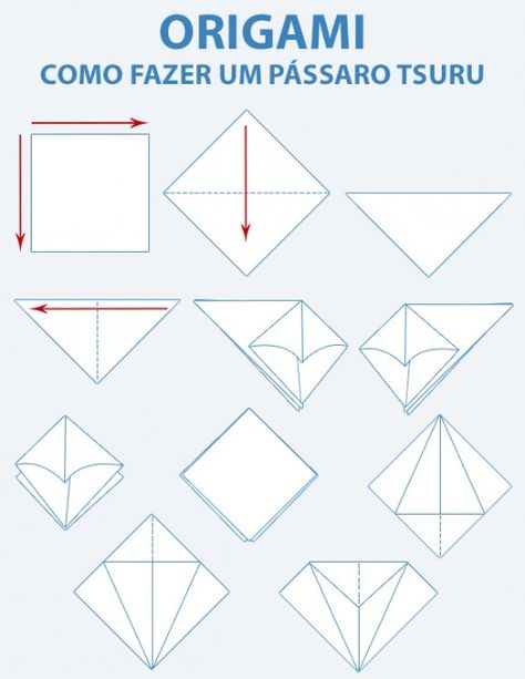 Origami - como fazer o pássaro Tsuru de papel Valentines Day Craft Ideas, Valentines Day Craft, Bags Making, Instruções Origami, Make Paper, Easy Paper Crafts, Valentine Day Crafts, How To Make Paper, Paper Bags