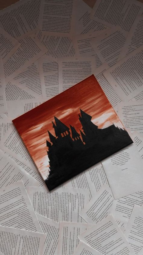 #arte #instagood #digitalart #realisticdrawing #instaartist Harry Potter Drawing Hogwarts, Simple Harry Potter Painting, Small Harry Potter Painting, Harry Potter Inspired Paintings, Harry Potter Painting Ideas On Canvas Easy, Harry Potter Easy Painting, Harry Potter Art Painting Canvases, Hogwarts Painting Easy, Easy Harry Potter Painting