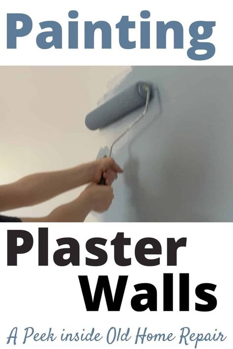 Fixing Plaster Walls Old Houses, How To Fix Plaster Walls Old Houses, Painting A Bedroom, Repairing Plaster Walls, Painting Plaster Walls, Painting Walls Tips, Plaster Repair, Plaster Paint, House Restoration