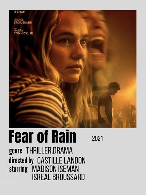 Fear Of Rain Movie, Fear Of Rain, Movies Minimalist, Madison Iseman, Polaroid Posters, Minimalist Posters, Movie Time, Fav Movies, Horror Movie Posters