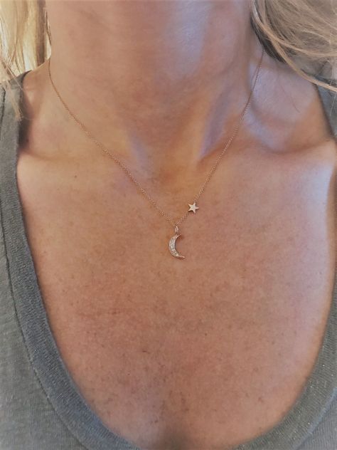 Fashion Jewelry Necklaces Gold, Gold Star Pendant, Rose Gold Pendant Necklace, White Gold Pendant Necklace, Gold Moon Necklace, Handmade Pendant Necklace, Star Necklace Gold, Hand Necklace, Moon Pendant Necklace