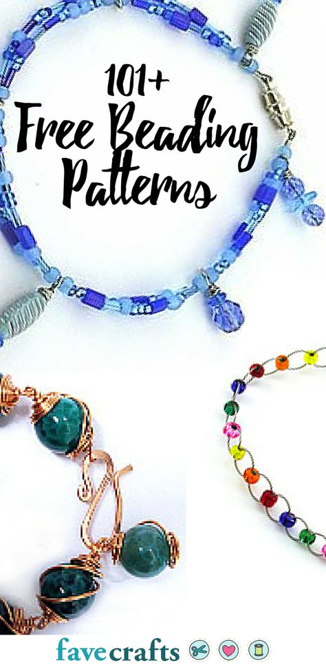 101+ Free Beading Patterns | From free beaded bracelet patterns to DIY home decor ideas made from beads, these bead craft ideas and jewelry patterns are worth looking at! Bead Craft Ideas, Free Beading Patterns, Motifs Perler, Beading Patterns Free, Diy Home Decor Ideas, Beaded Bracelet Patterns, Homemade Jewelry, Beaded Jewelry Patterns, Jewelry Making Tutorials