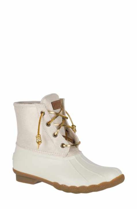 Sperry 'Saltwater' Duck Boot (Women) How To Wear Duck Boots, Sperry Outfits, Duck Boots Outfit, Sperry Saltwater Duck Boots, Sperry Boots, Sperry Duck Boots, Womens Duck Boots, Sperry Women's, Mens Fashion Style