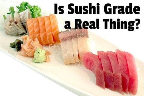 Is Sushi Grade a Real Thing? (Complete Guide) Yellowtail Sushi, Sushi Grade Salmon, Raw Sushi, Make Your Own Sushi, Sushi Grade Tuna, Tuna Sushi, Raw Salmon, Salmon Sashimi, Salmon Sushi