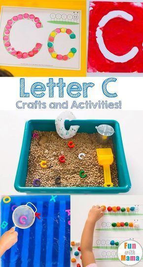 These free printable letter c crafts and activities are perfect for your toddler or preschooler letter of the week homeschool curriculum. Preschool Agenda, Letter C Activities, Letter C Crafts, Kindergarten Kid, Letter D Crafts, Alphabet Letter Activities, Learn Alphabet, Alphabet Letter Crafts, Alphabet Board