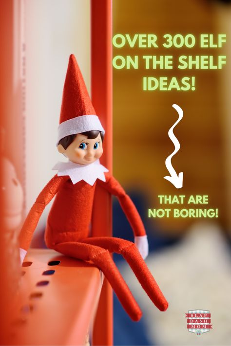 Once you move that Elf on the Shelf several days, your ideas start running low! Keep your kids entertained with over 300 Elf on the Shelf ideas that are NOT boring! New Elf On The Shelf Ideas, Epic Elf On The Shelf Ideas, Elf On The Shelves Ideas, Snowman Gift Tags, Elf Is Back Ideas, Thanksgiving Napkin Folds, Simple Thanksgiving Table Decor, Pictures Of Things, Paper Napkin Folding