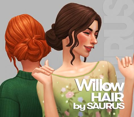 🌿Willow Hair🌿 In the midst of a mountain of... - Saurus Ts4 Cc Mm Hair Updo, Sims 4 Royal Cc Hair Maxis Match, Sims 4 Fluffy Hair Cc Maxis Match, Sims 4 Cc Wedding Hair Patreon, Sims 4 Cottagecore Cc Hair, Sims Hair Updo, Ts4 Wedding Hair, Sims 4 Cc Classy Clothes Patreon, Sims 4 Cc Hair Female Updo