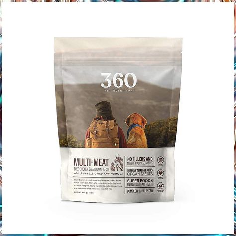 360 Pet Nutrition Freeze Dried Raw Complete Meal for Adult Dogs, High Protein, Omega 3's, No Fillers, Made in The USA, 16 Oun Freeze Dried Dog Food, Pet Nutrition, Grain Free Dog Food, Raw Dog Food Recipes, Food Topper, Dog Diet, Healthy Dog Food Recipes, Animal Protein, Animal Nutrition