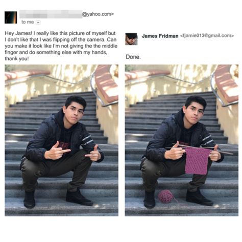 James Fridman James Photoshop, Funny Photoshop Requests, Photoshop Funny, Funny Photoshoot Ideas, Funny Photoshop Pictures, James Fridman, Funny Wedding Pictures, Funny Troll, Photoshop Fail