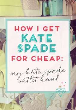 If you love Kate Spade as much as I do, you need to read how I get all my Kate Spade items for cheap!