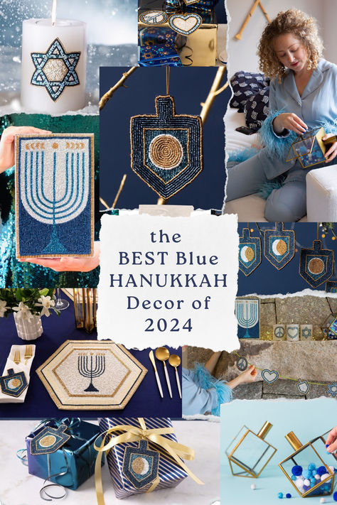 Discover tasteful Hanukkah and Jewish decor with Adara. From a serene blue Hanukkah aesthetic to one-of-a-kind pieces crafted to elevate your home, each item is made with care to blend modern elegance with Jewish traditions. Thoughtfully designed, ethically sourced, and woman-owned, Adara offers heirloom-quality Judaica that enriches your celebrations and infuses your space with spirituality and style. Make your Festival of Lights sparkle! Hanukkah Aesthetic, Jewish Decorations, Hannukah Decorations, Hanukkah Blessings, Jewish Decor, Hanukkah Decor, Chanukah Decor, Jewish Heritage, Hanukkah Decorations