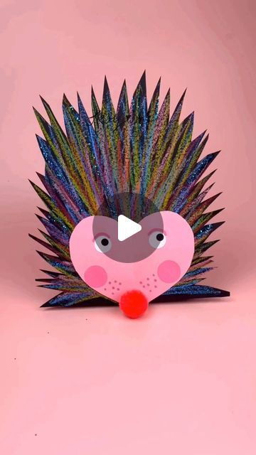 Hedgehog Activities For Toddlers, Hedgehog Craft Preschool, Coloring Crafts For Kids, Hedgehog Craft For Kids, Preschool Crafts Activities, Hedgehog Crafts, Free Christmas Crafts, Preschool Craft Activities, Animal Activities For Kids