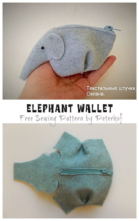 Animal Pencil Case, Fabric Art Diy, Sewing Tutorials Bags, Christmas Ornaments Patterns, Wallet Sewing Pattern, Elephant Bag, Fabric Christmas Ornaments Diy, Fabric Sewing Patterns, Christmas Ornaments Diy