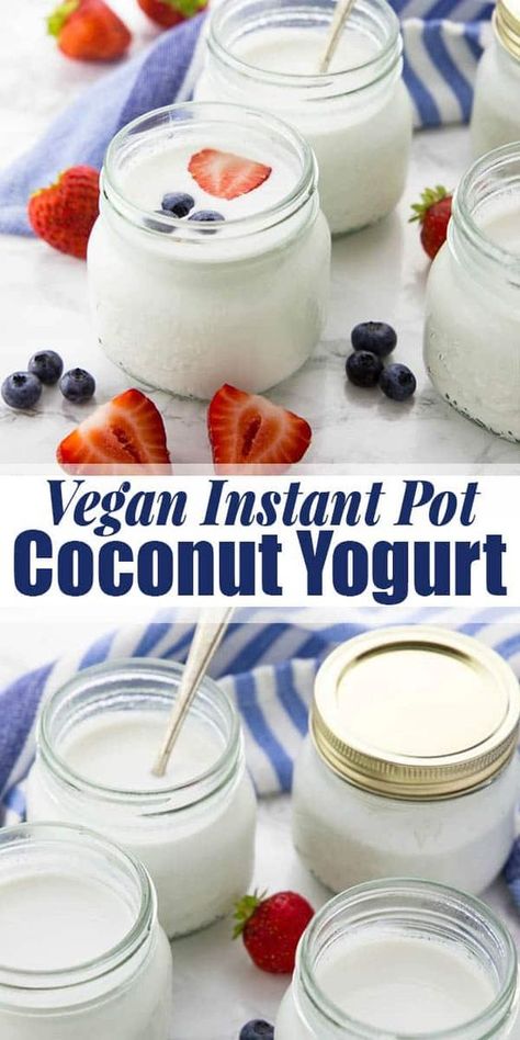 Keto Approved Foods, Vegan Instant Pot, Instant Pot Yogurt, Coconut Milk Yogurt, Vegan Instant Pot Recipes, Vegan Coconut, Keto Diet Benefits, Starting Keto Diet, Vegan Yogurt