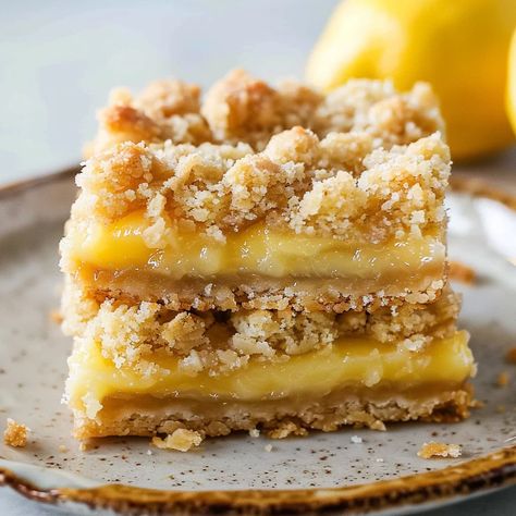 How to Make Delicious Lemon Crumb Bars Lemon Crumb Bars, Brooklyn Food, Weekend Baking, Crumb Crust, Crumb Bars, Lemon Filling, Baking Project, Crumb Topping, Lemon Bars