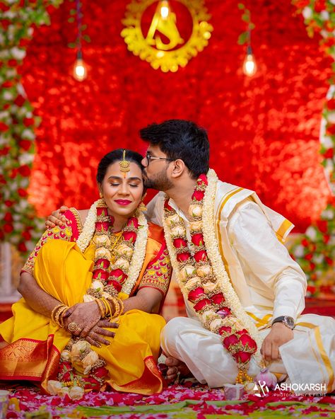 Elegance and beauty personified ❤️ . Bride @sneha_micky Groom @joker_in_a_deck Makeup artist @preethiartistry . . . For more details www.ashokarsh.com #ashokarsh #ashokarshphotography #wedding #weddingphotography #photography #prewedding #couples #chennai #instagram #instagramreels #photooftheday #trendingcouple #trending #love Marriage Stills Photos, Marriage Couple Photography, Groom Pics, Vijay Actor Hd Images, Marriage Stills, Wedding Stills, Pre Wedding Photoshoot Outfit, Breath Flowers, Marriage Couple