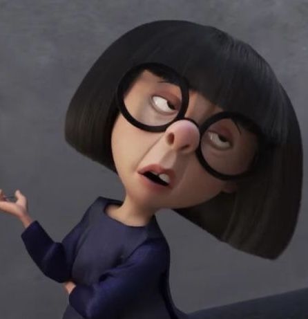 Edna Mode, Disney Character, How Can, Good Food, Disney, Funny, Music, Black, Color