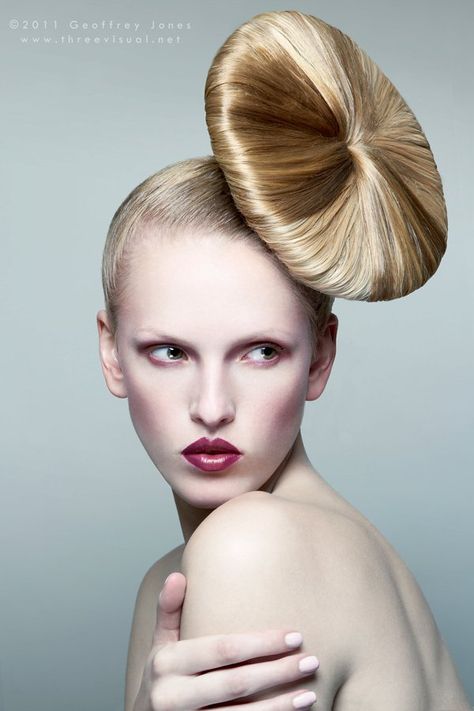 Geometric Hairstyles, Editorial Hairstyle, Drag Wigs, Geometric Hair, Avant Garde Hair, Big Bun Hair, Editorial Hair, Fantasy Hair, Photoshoot Themes