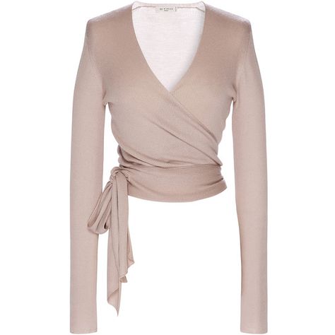 Etro Long Sleeve Ballet Cardigan featuring polyvore, fashion, clothing, tops, cardigans, ballet cardigan, brown cashmere cardigan, ballet wrap top, long sleeve wrap cardigan and brown cardigan Ballet Cardigan, Ballet Wrap Top, Ballet Top, Long Sleeve Wrap Top, Formal Tops, Angel Outfit, Cardigan Brown, Brown Tops, Cardigan Long Sleeve