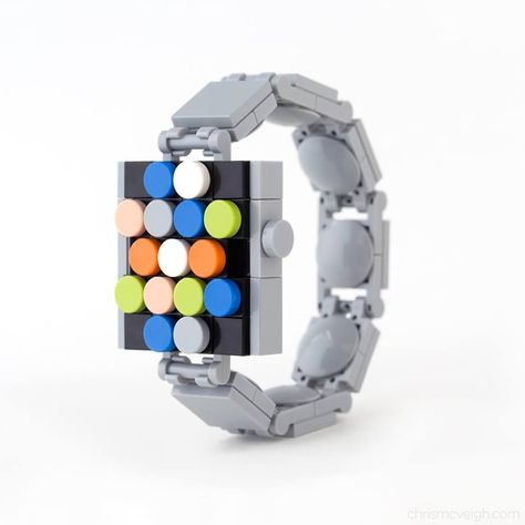 HT to Make a LEGO AppleWatch Lego Watch, Gadget Tecnologici, Watch Diy, Lego Builder, Lego News, Cool Lego Creations, Building Techniques, Apple Watch Series 1, Lego Building