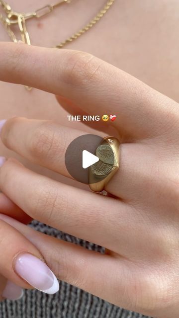 Smadar.edri.jewelry on Instagram: "Love that last forever ❤️ 

#ring #gold #fingerprint #fingerprintring #14k" Forever Ring, Fingerprint Ring, Fingerprint Jewelry, Ring Gold, Fingerprint, Ring, Gold, On Instagram, Instagram