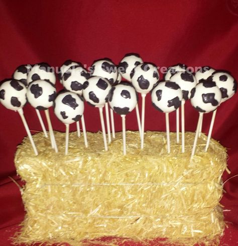 Cow Themed Cake Pops, Cow Cake Pops Diy, Cow Baby Shower Food Ideas, Cow Print And Sunflowers Party, Holy Cow Were Having A Baby Shower Theme, Cow And Sunflower Baby Shower Theme, Pink Cow Print Baby Shower Ideas, Cow And Sunflower Birthday, Cow Print Graduation Party